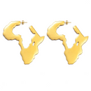 Africa Map Earrings