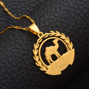 Eritrea Coat of Arms Pendant Necklace