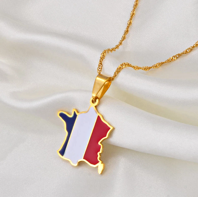 France Pendant Necklace