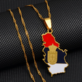 Serbia pendant necklace