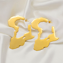 Africa Map Earrings