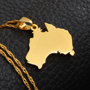 Australia Map Pendant Necklace
