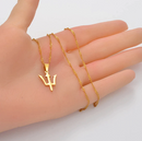 Barbados Trident Pendant Necklace