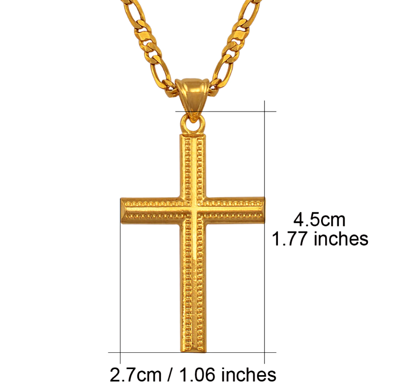 Christian Cross Pendant Necklace