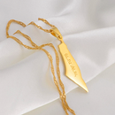 Israel Map Pendant Necklace