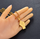 Black Lives Matter Raised Fist Pendant Necklace