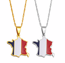France Pendant Necklace