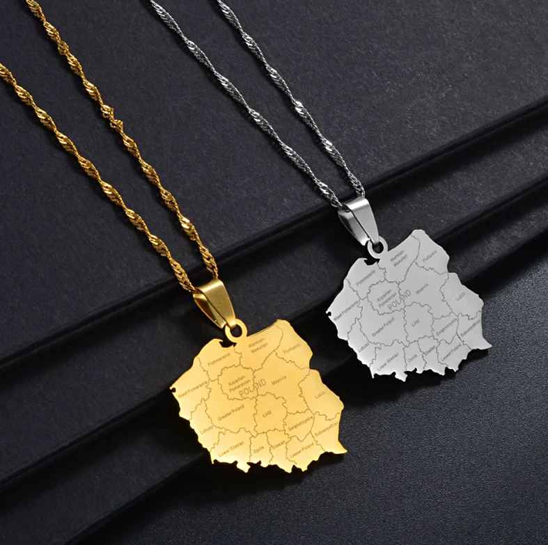 Poland Pendant necklace with cities