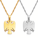 Serbian Eagle Pendant Necklace