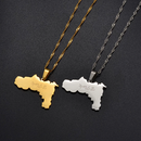 Tigray Map Pendant Necklace