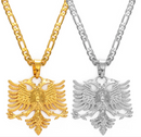 Albania Eagle Pendant Necklace