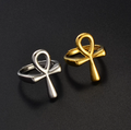 Ankh Cross Egyptian Symbol Ring