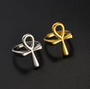 Ankh Cross Ring