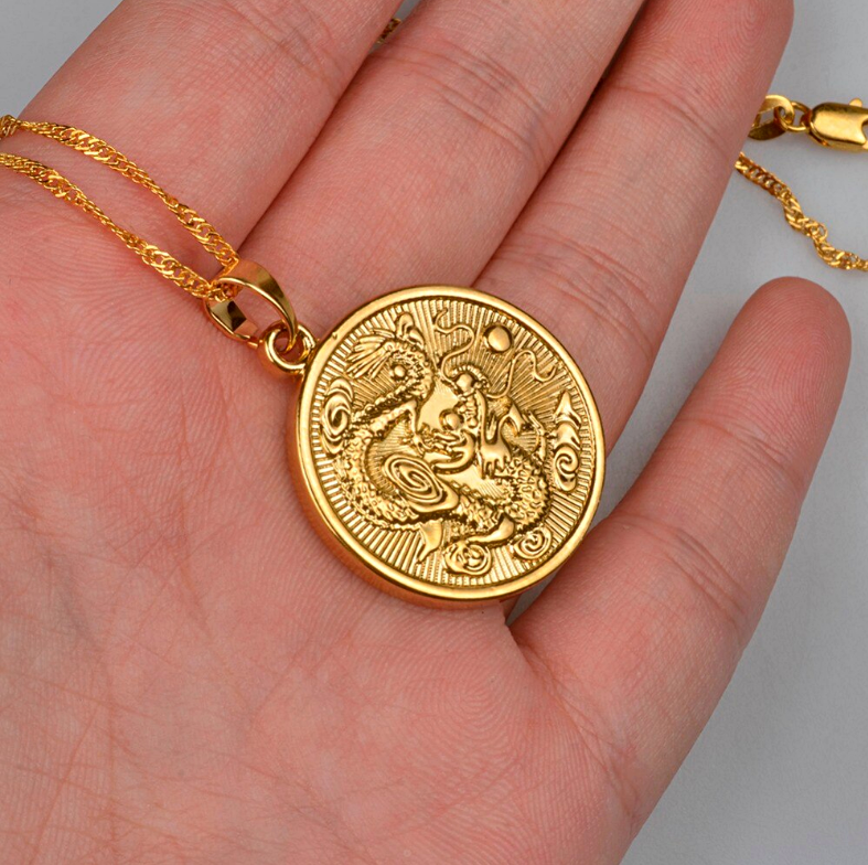 Dragon Auspicious Pendant Necklace