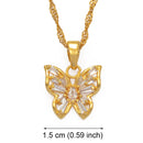 Butterfly Pendant Necklace