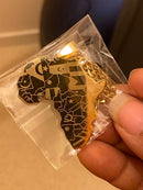 Africa Map Necklace With Countries Flag Symbol