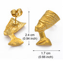 Egyptian Queen Nefertiti Stud Earrings