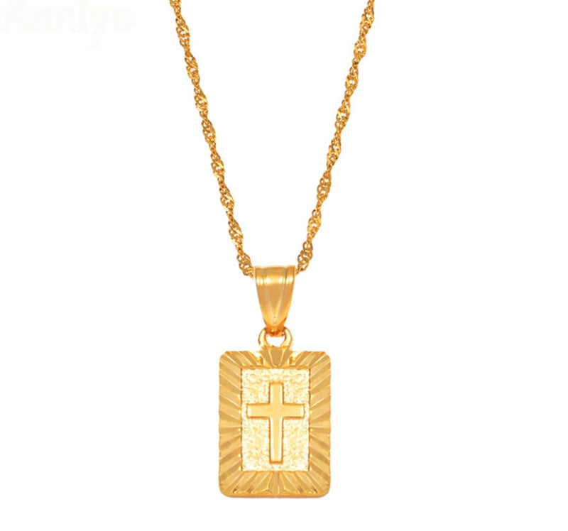 Christian Cross Pendant Necklace