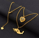 Mexico Map Heart Necklace