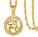 Zodiac Horoscope Pendant Necklace