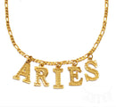 Horoscope Zodiac Name Pendant Necklace
