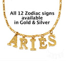 Horoscope Zodiac Name Pendant Necklace
