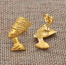 Egyptian Queen Nefertiti Stud Earrings