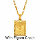 Dollar Sign Pendant Necklace