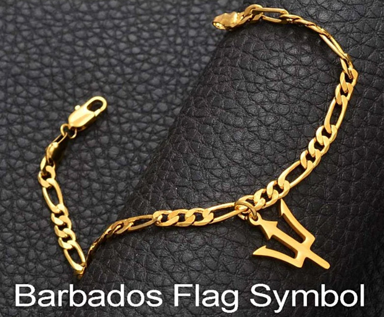 Barbados Trident Ankle Bracelet