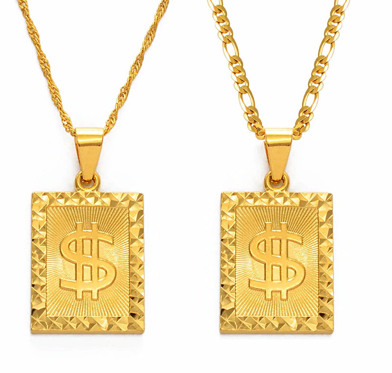 Dollar sign Pendant Necklace