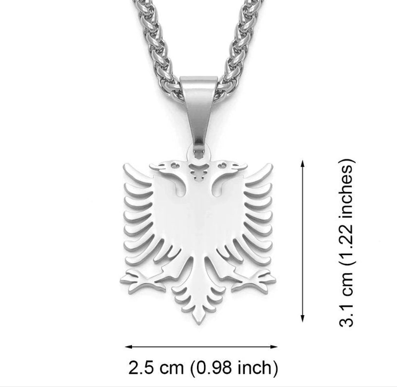 Albania eagle pendant necklace