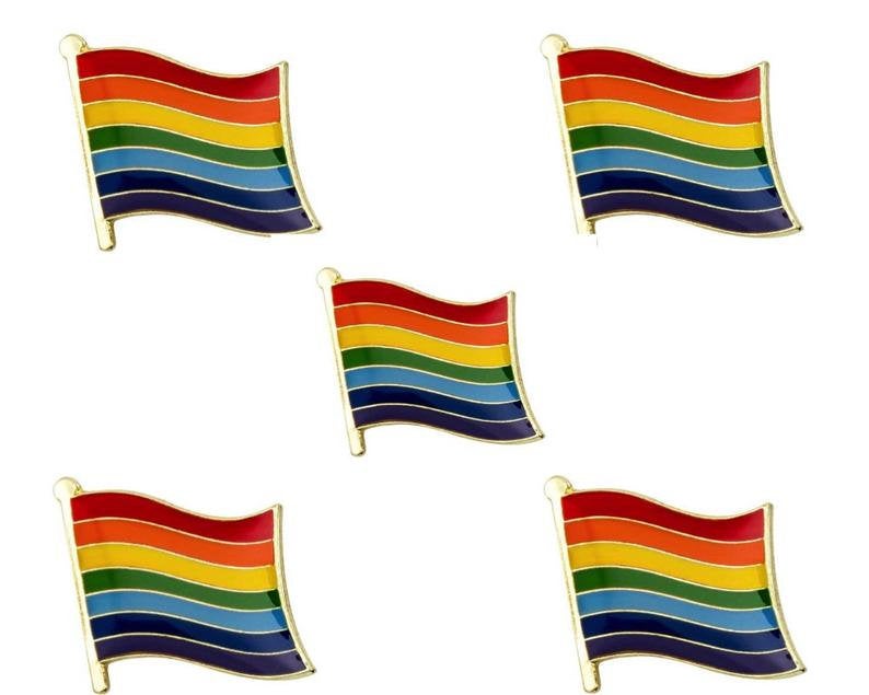Rainbow Pride Flag Lapel Pin LGBTQ+