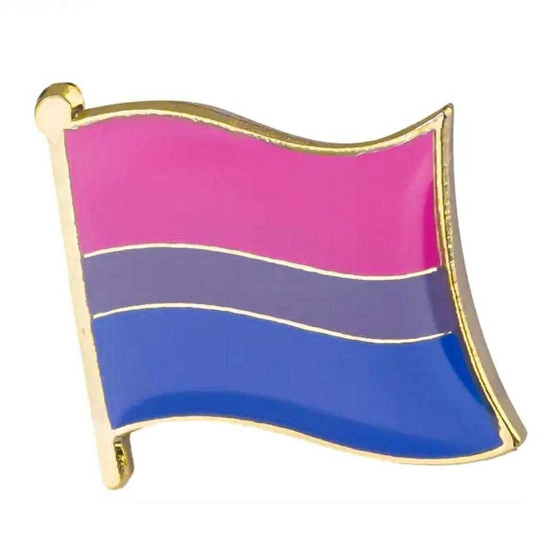 LGBTQIA+ Bisexual Pride Flag Lapel Pin
