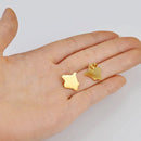 Kenya Map Stud Earrings