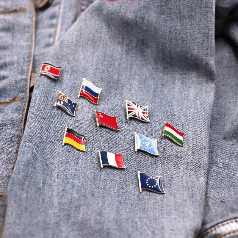Jersey Isle Flag Lapel pins clothes / Jersey Isle country flag Badge / Jersey Isle national flag Brooch / Jersey Isle Flag Lapel Pin