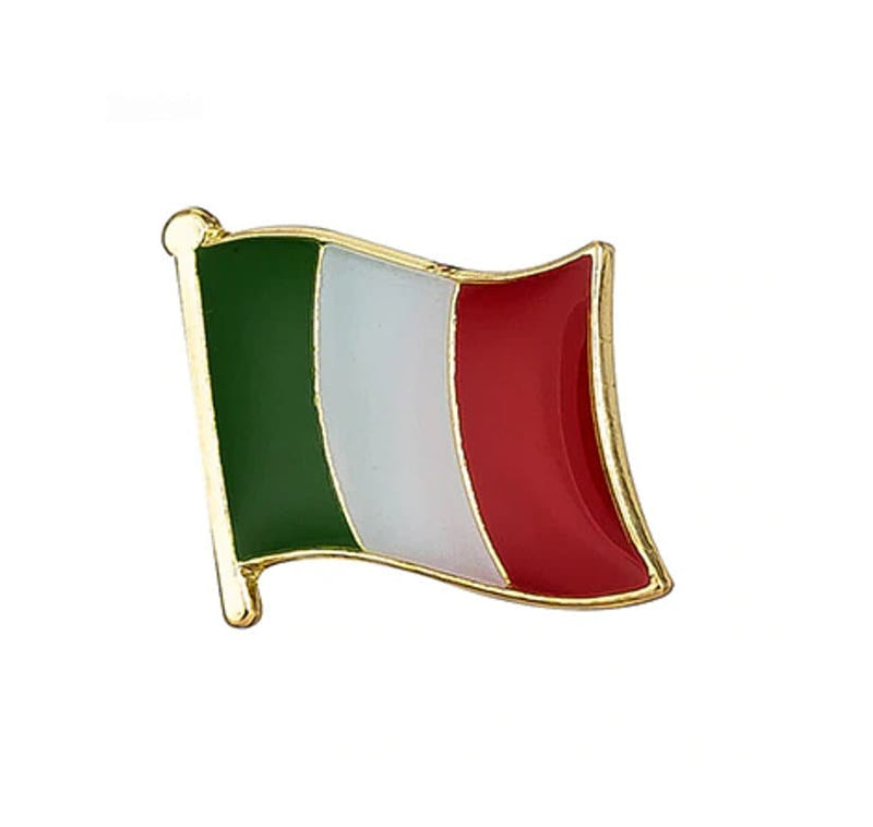 Italy Flag Lapel clothes / country flag Badge / Italian national flag Brooch / Italian National Flag Lapel Pin
