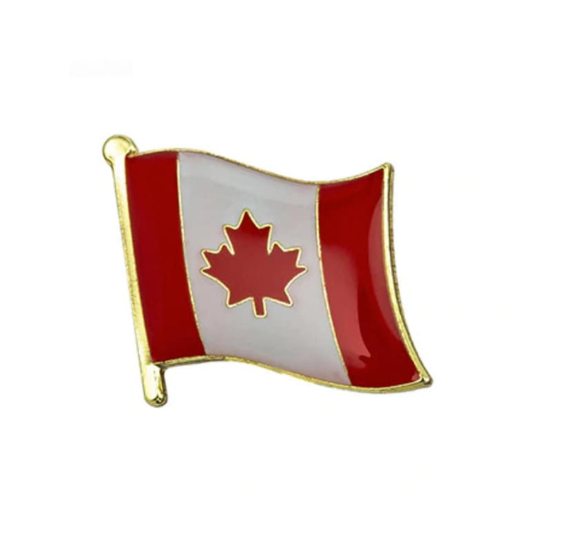 Canada Flag Lapel pins clothes / country flag Badge / Canadian national flag Brooch / Canada National Flag Lapel Pin