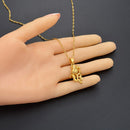 Rose Flower Pendant Necklace