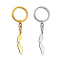 Curacao Map keychain