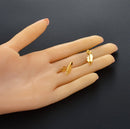 Jamaica Map Stud Earrings