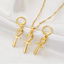 Ankh Cross Egyptian Pendant Necklace
