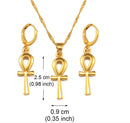 Ankh Cross Egyptian Pendant Necklace
