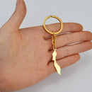 Curacao Map keychain