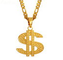Dollar Sign Pendant Necklace