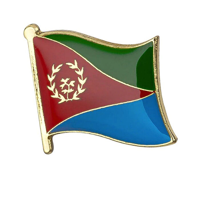 Eritrea Flag Lapel Pins / country flag Badge / Eritrea flag clothes pins Brooch / Eritrea National Flag Lapel Pin