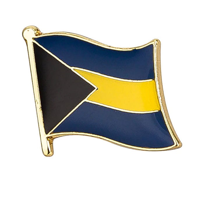 Bahamas Flag Lapel clothes / country flag Badge / Bahamas flag Brooch / Bahamas National Flag Lapel Pin / Bahamas enamel pin