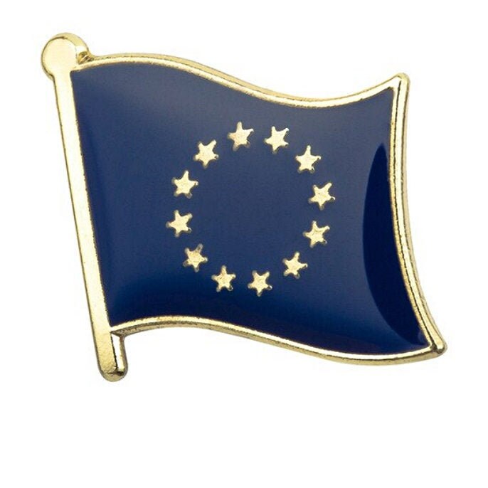 European Union Flag Lapel clothes / country flag Badge / Union Europeenne national flag Brooch / European Union National Flag Lapel Pin