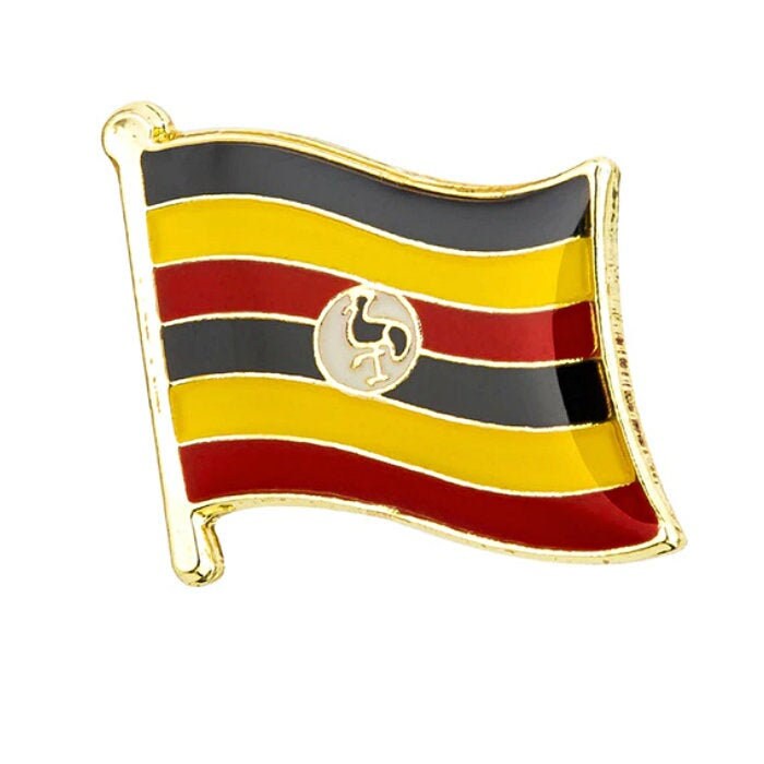 Uganda Flag Lapel clothes / country flag Badge / Gadan national flag Brooch / Uganda National Flag Lapel Pin / Uganda pin