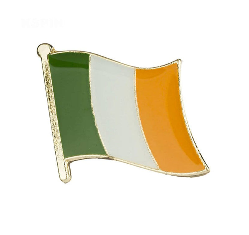Ireland flag Flag Lapel clothes / country flag Badge / Ireland national flag Brooch / Ireland National Flag Lapel Pin