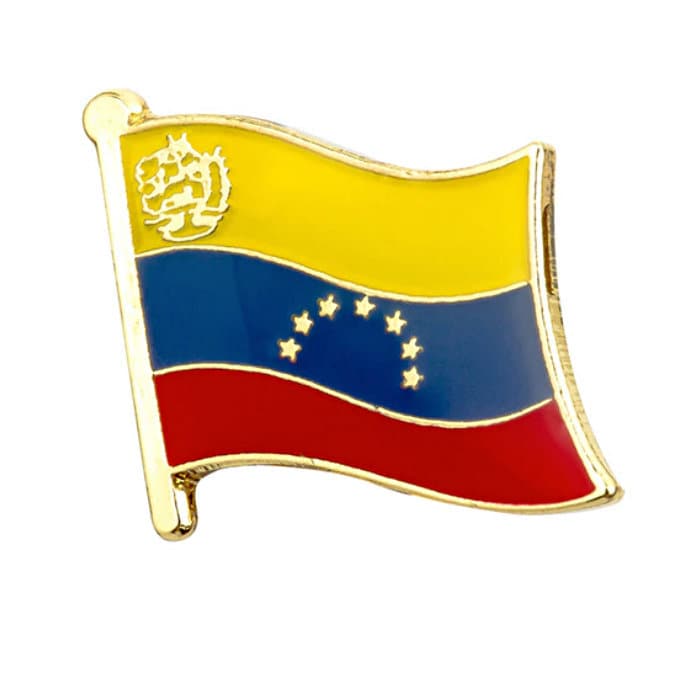 Venezuela Flag Lapel clothes / country flag Badge / Venezuelan national flag Brooch / Venezuela National Flag Lapel Pin